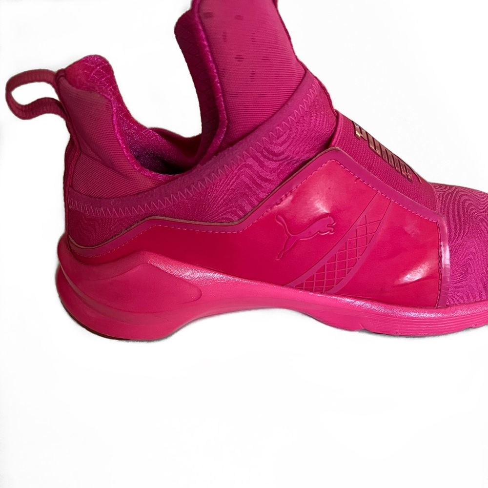Puma Fierce Pink Bright Trainer Sneaker Size 6 - Picture 5 of 6